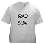 Iraq Sux! - Ash Grey T-Shirt