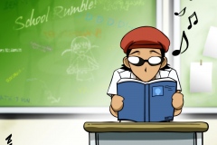 School-Rumble-Harima-drawing-Manga
