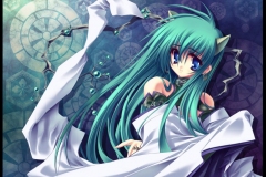 Misc - Green Blue Girl