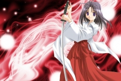 Misc - Samurai Girl Happy red